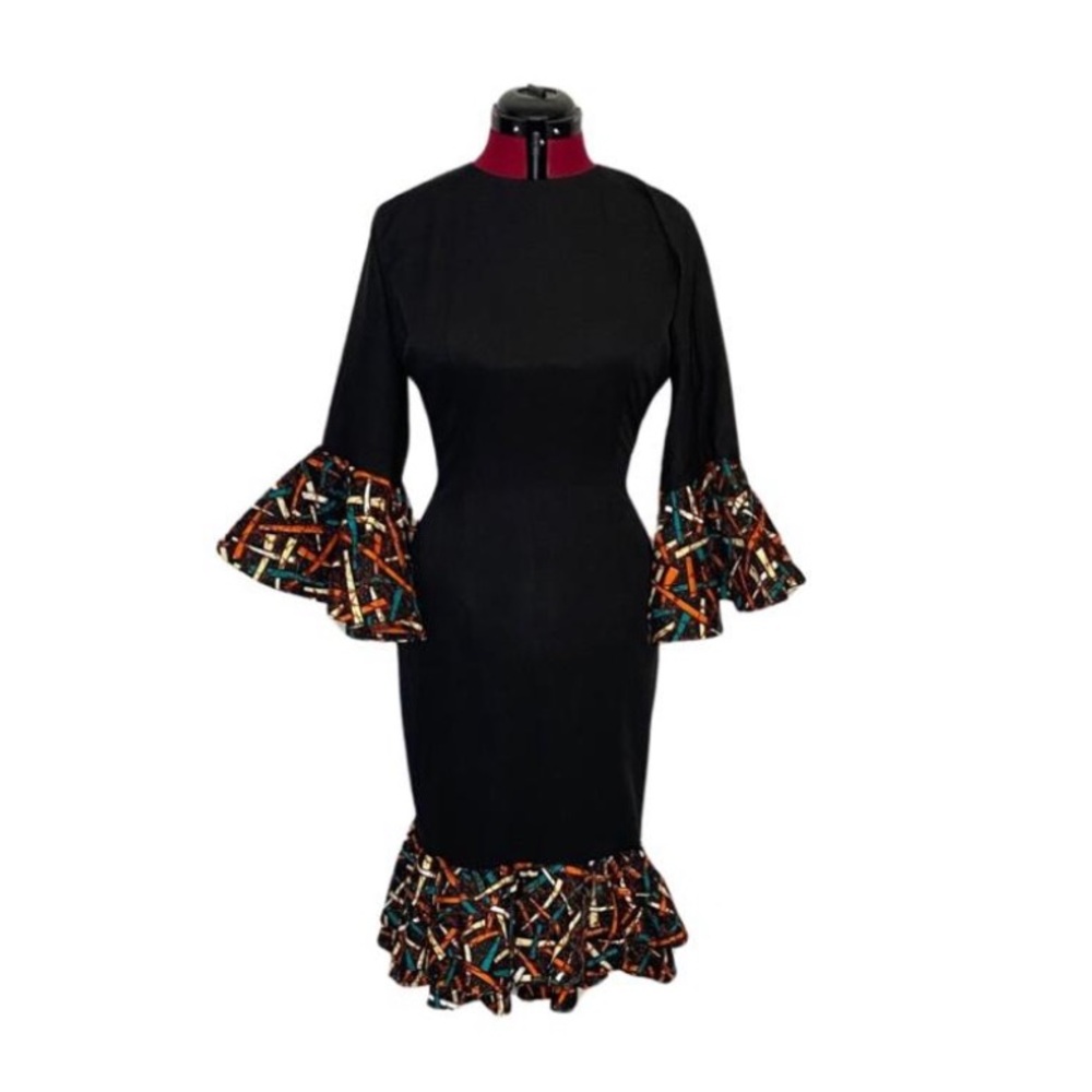 Ankara short gown for party and wedding